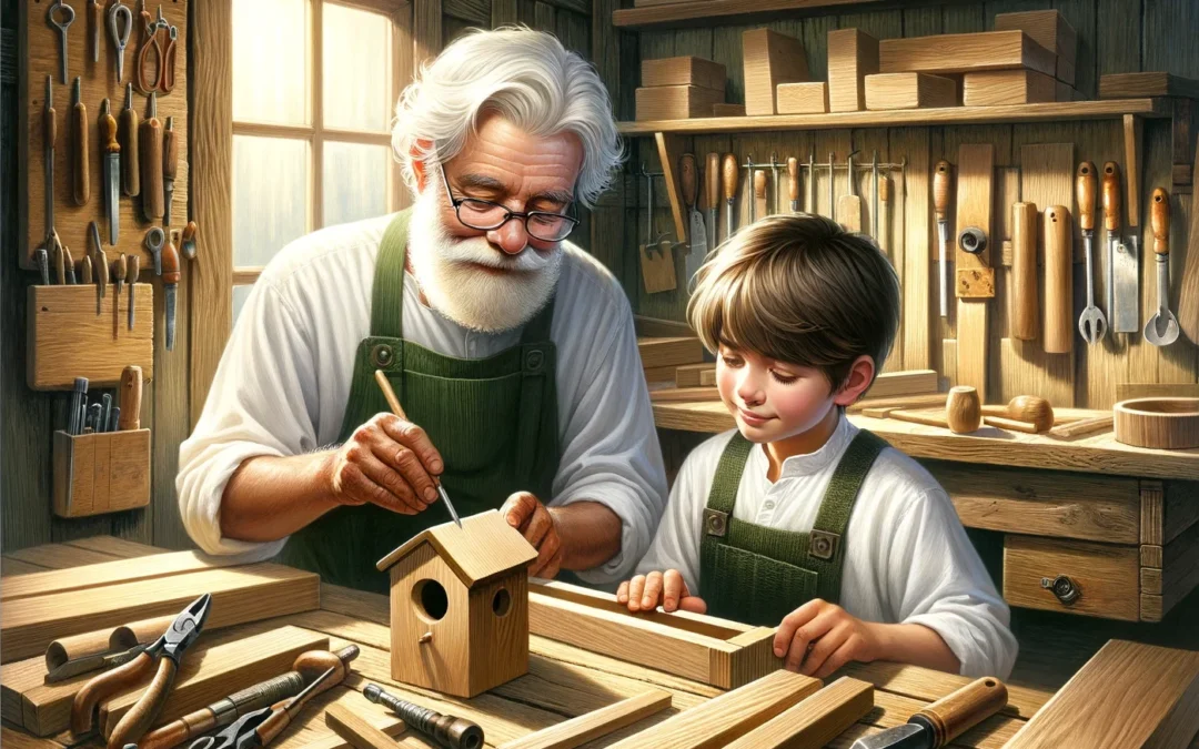 Grandpa and Lucas Build More Than a Birdhouse