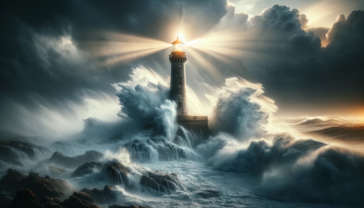 Steadfast Beacon Point Lighthouse