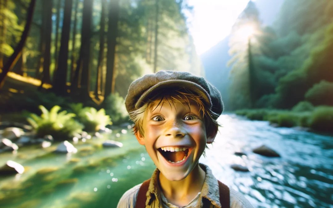 Laughter Echoes on the River: A Tale of Joy