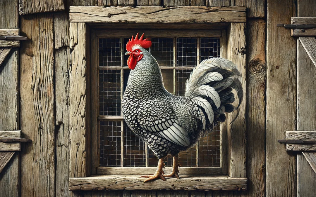 Silver the Rooster Learns to Chill
