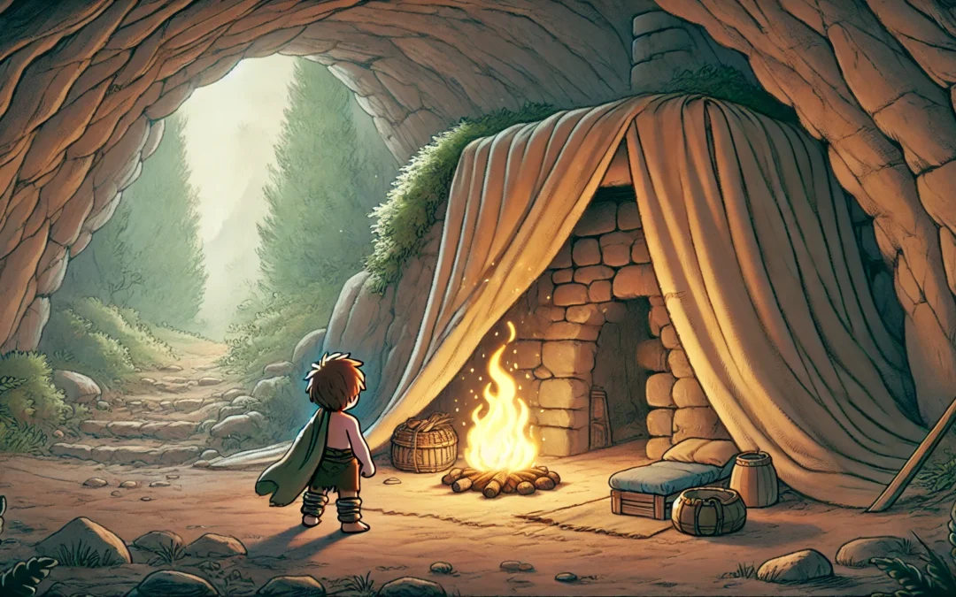 Ruarc’s Cozy Cave and the Curious Cat