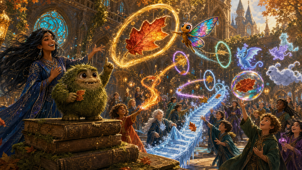 Grumble’s Clever Plan 14 leaf race begins