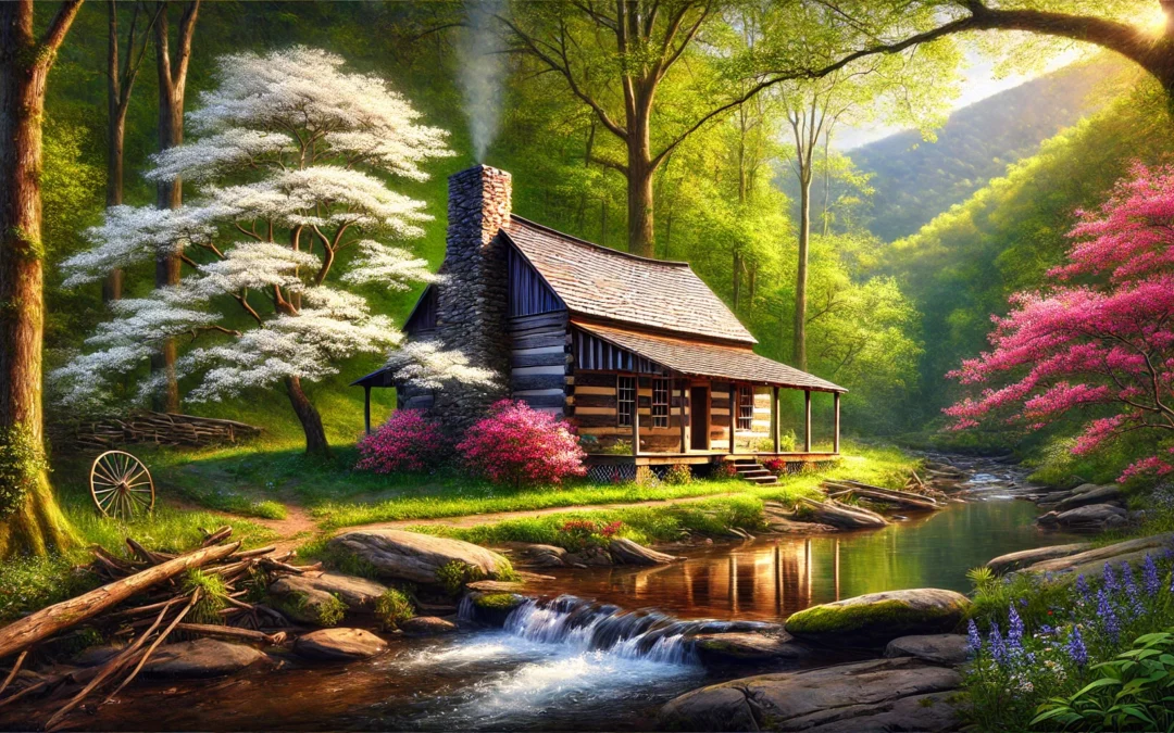 Springtime at the Ogle Cabin