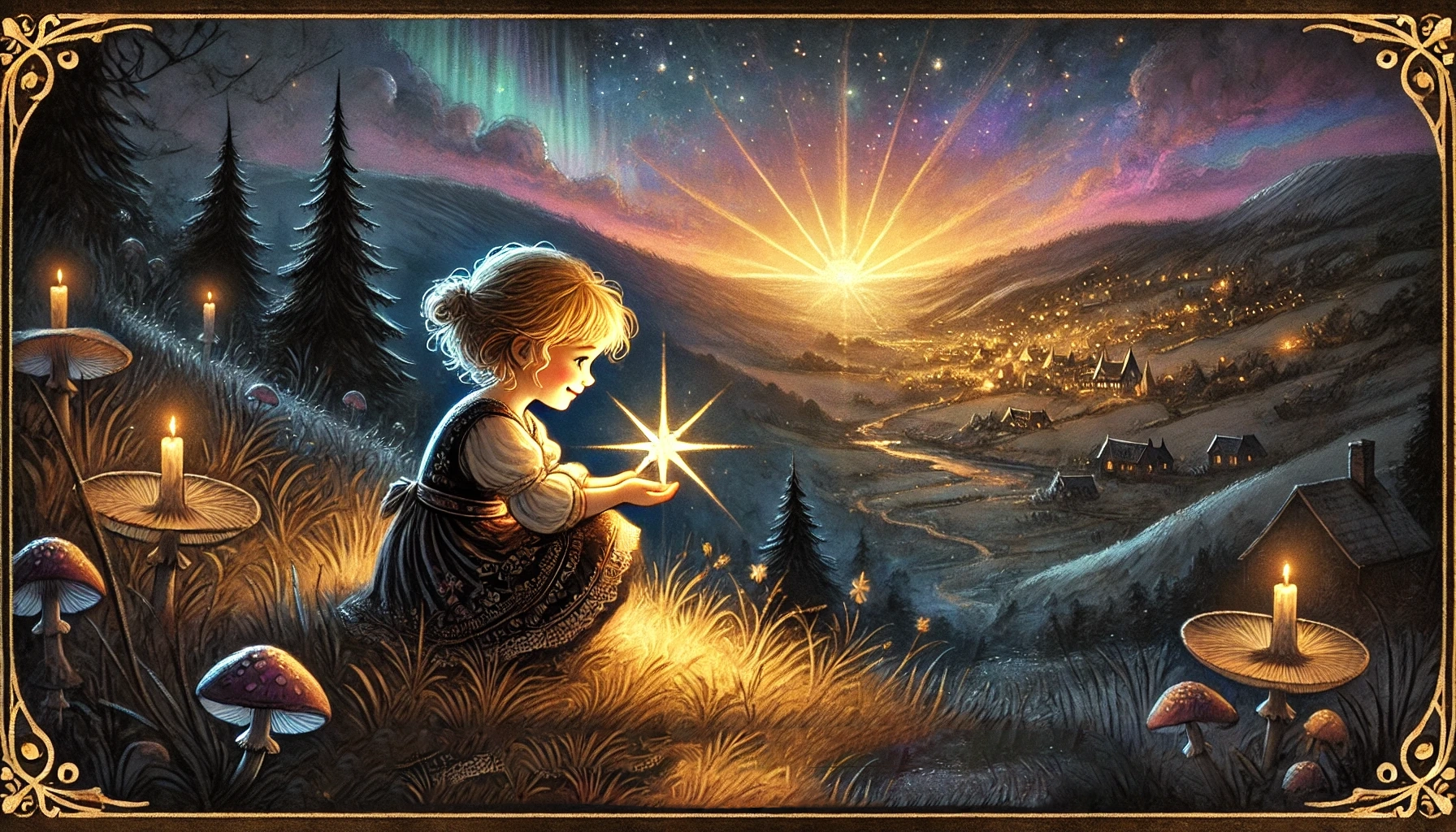 A daughter daddy story of magical starlight