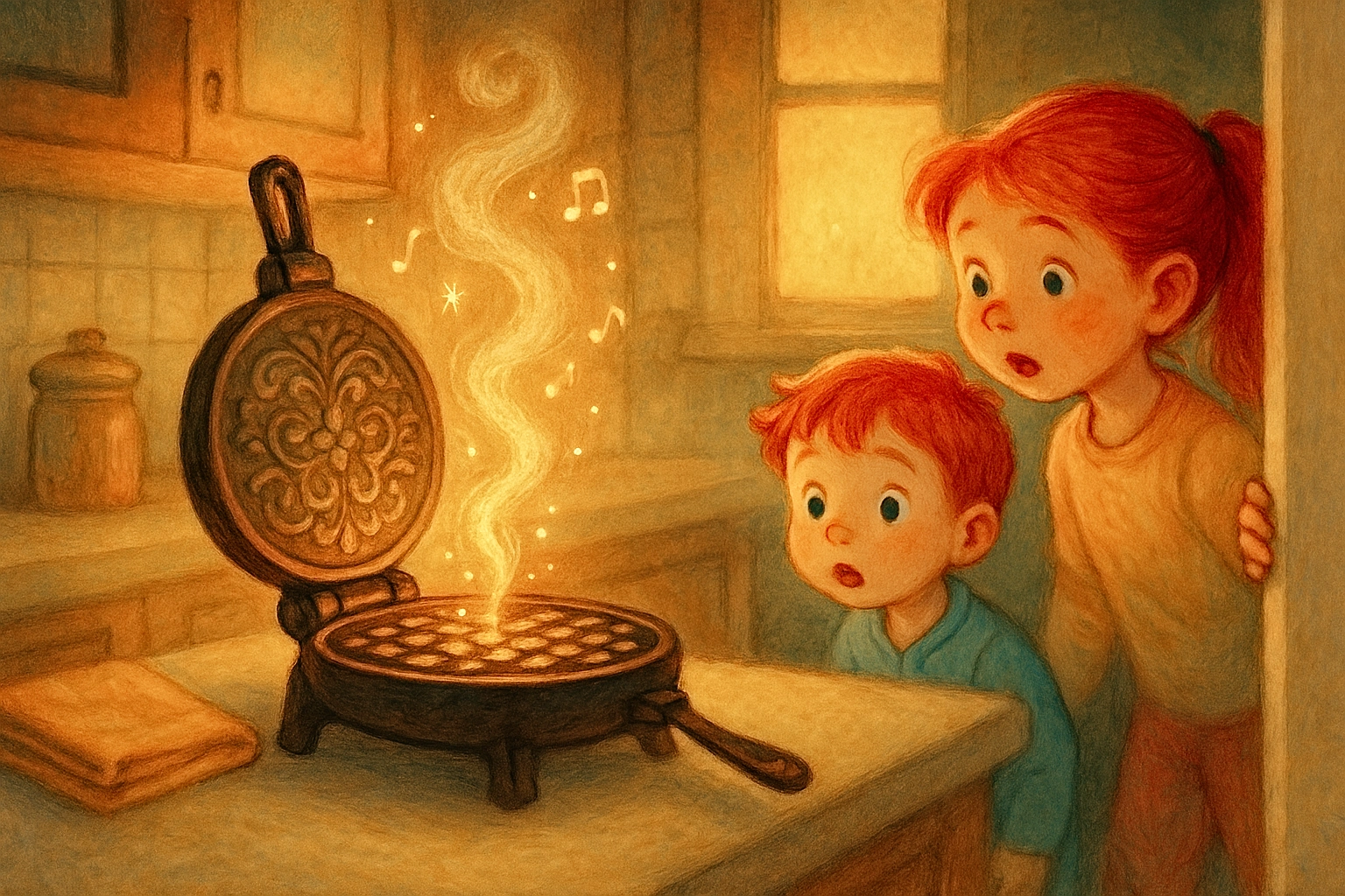 The Waffle Wizard breakfast story