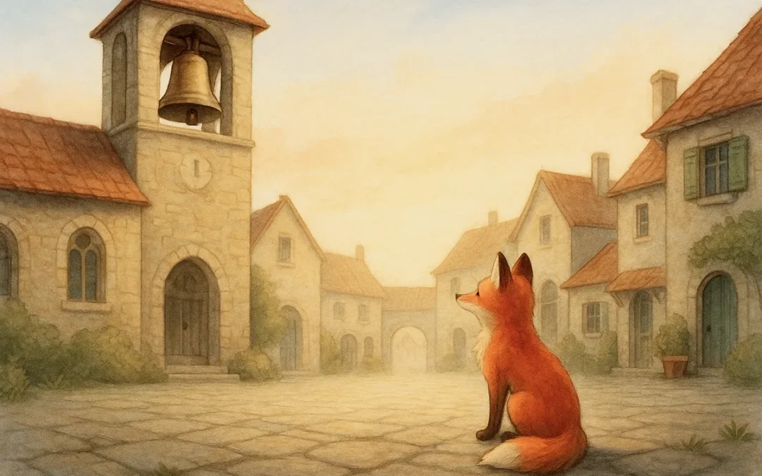Ferdi and the town bell in our animal tale