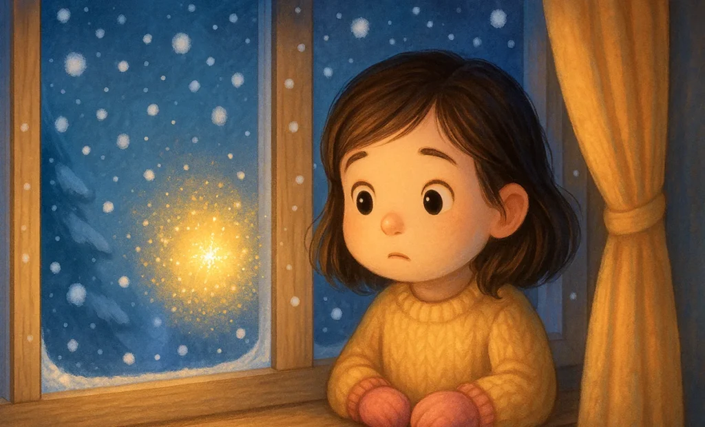 Little Sara sees the Sparkle