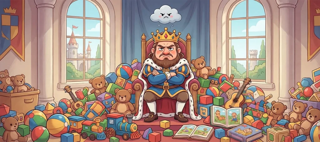 A grumpy King