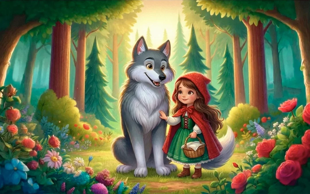Little Red and the Big Grey Wolf