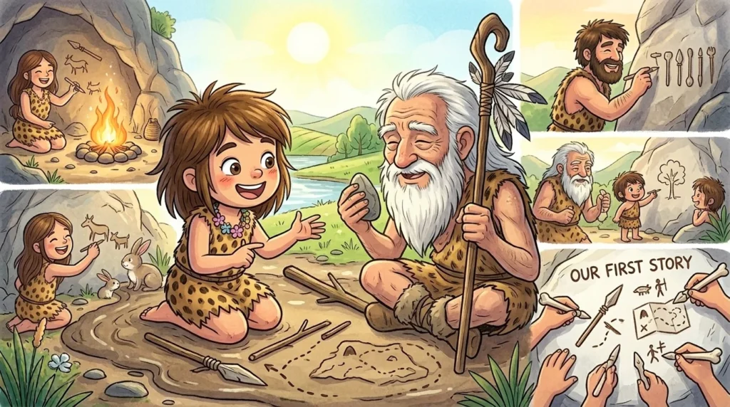That's how stories were created