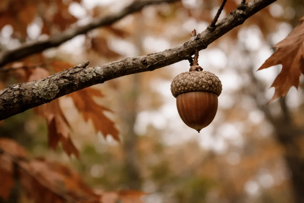 Little Oak waiting to fall