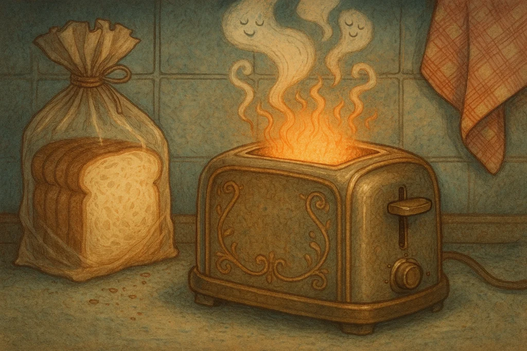 Into the toaster