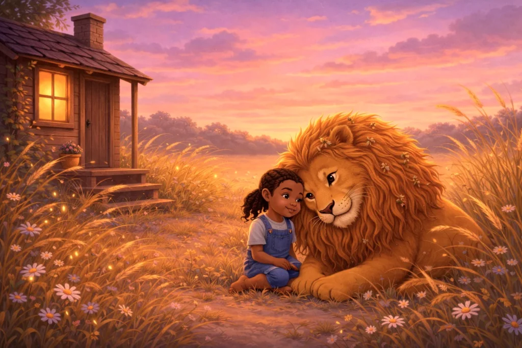The Lion Who Sat Down 3 Becoming friends