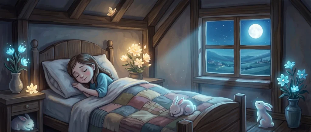 The Moon Sat 3 Kesi sleeps in moonlight