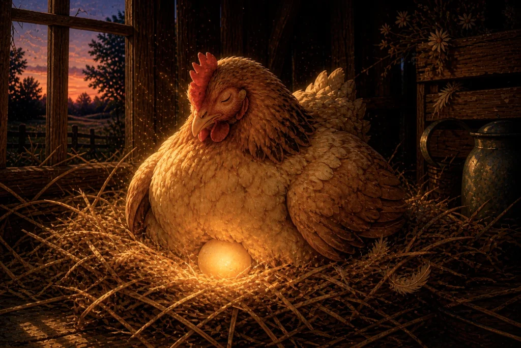 The Night Before Breakfast: A Preschool Song 3 The hen with her egg