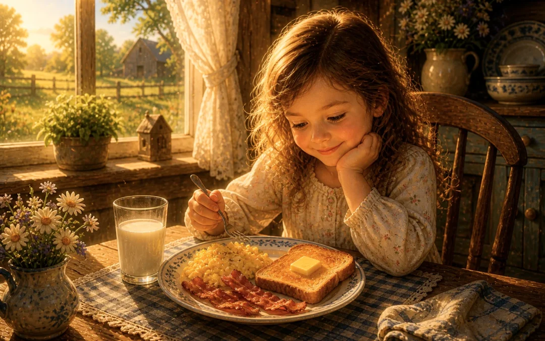 Firefly Farm breakfast. A preschool song