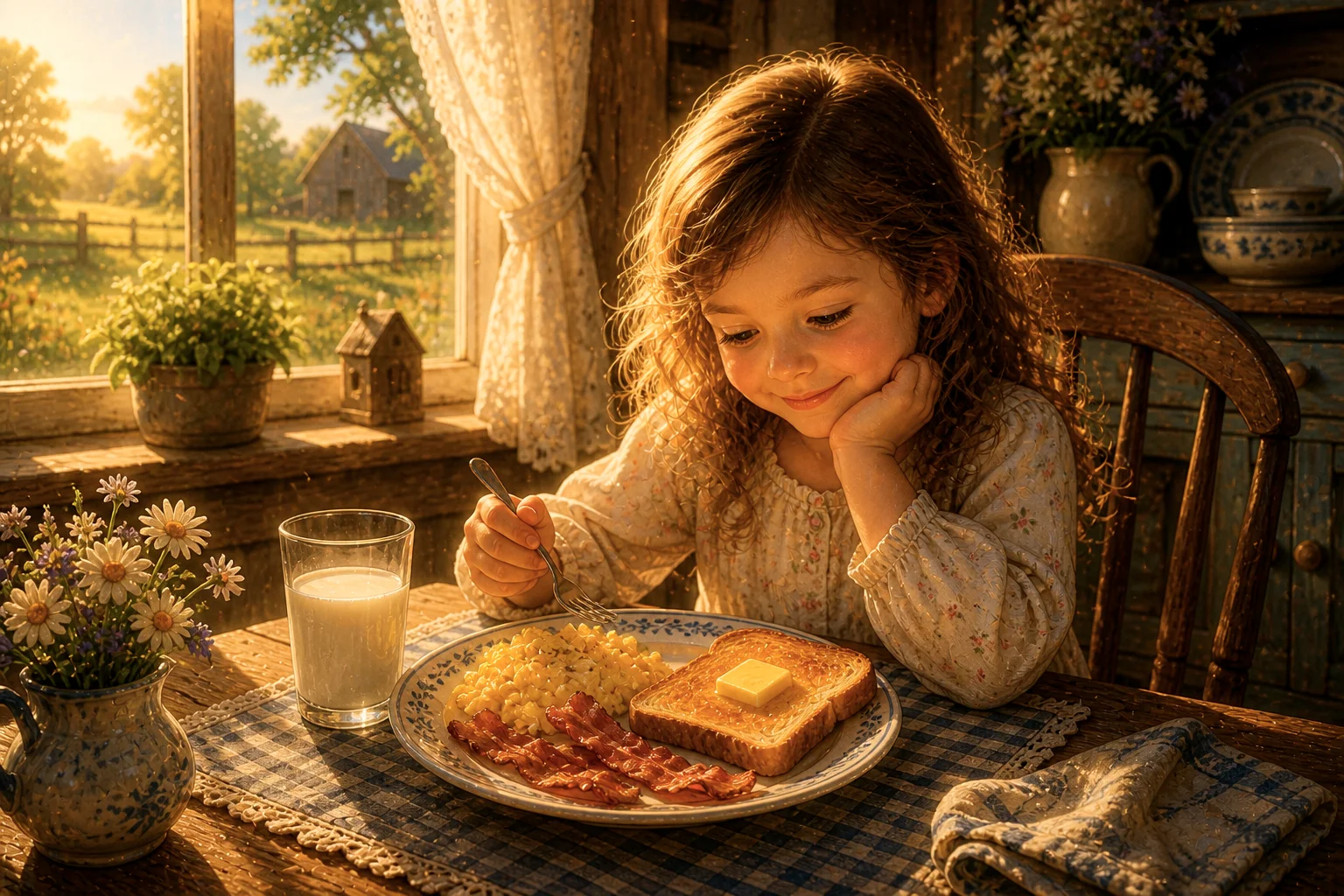 Before Breakfast-featured Firefly Farm breakfast. A preschool song