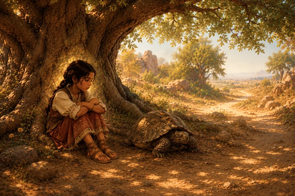 Three Roads and a Tortoise 2 Naya and the turtle