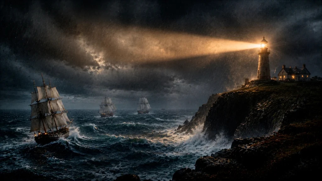 Steadfast by the Sea: A Tale of Bravery and Kindness 14 light is brighter