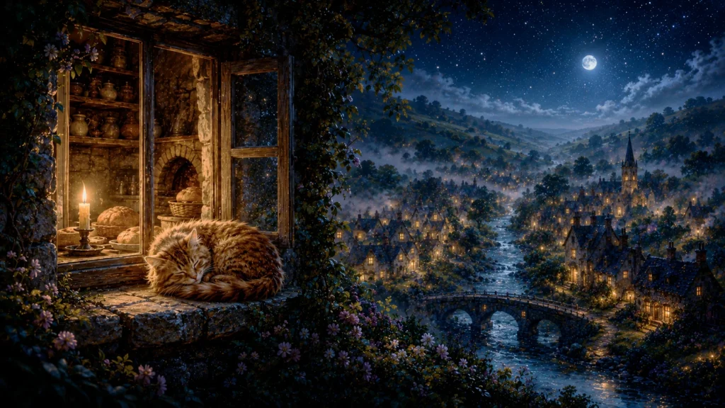The Cat Who Remembered Everything 10 Cozy cat sleeping by window